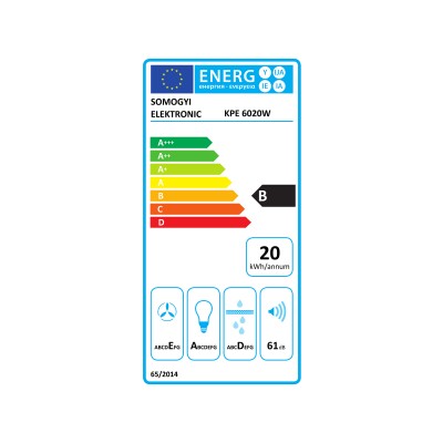 Konyhai páraelszívó TORNADO - KPE 6020W